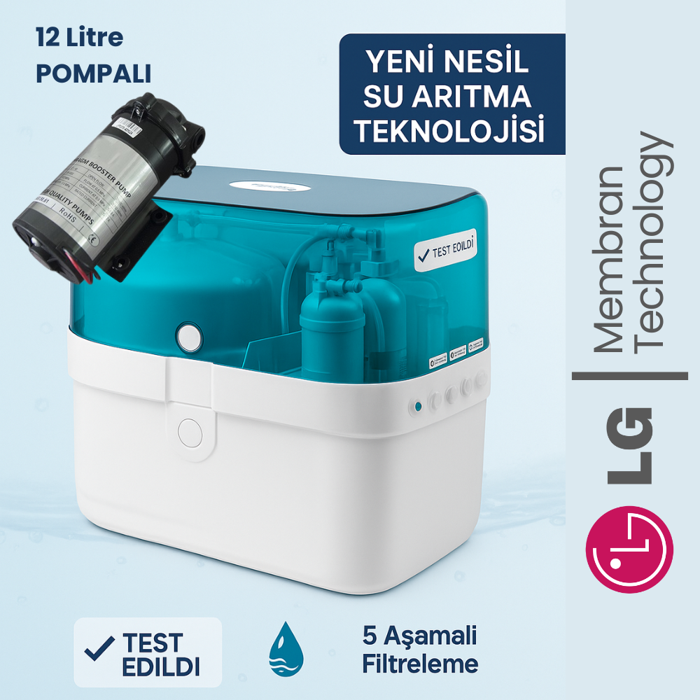 12 Litre Pompalı Lg Su Arıtma Cihazı